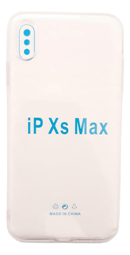 Capinha Para iPhone XS Max Cor Transparente Transparente Lisa